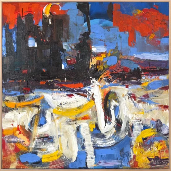 Waiting Colors Oil Painting