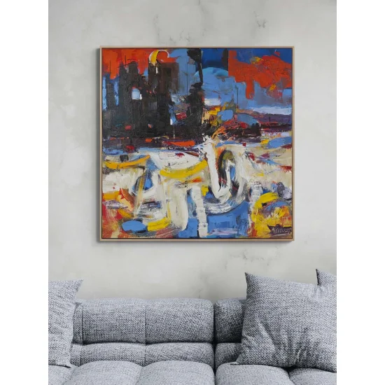 Waiting Colors Oil Painting