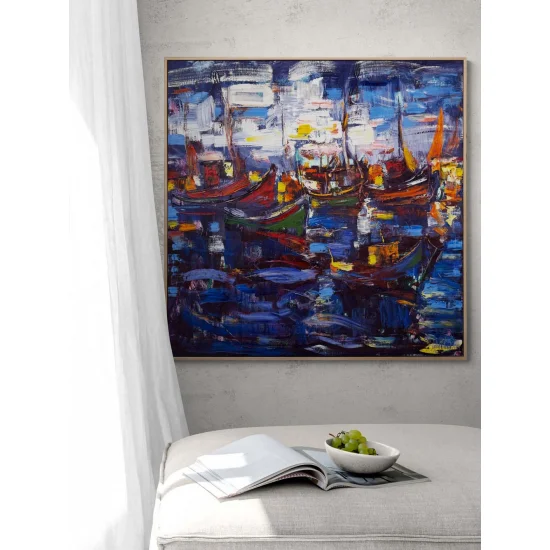 Evening Reflections Oil Painting