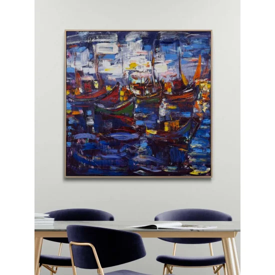 Evening Reflections Oil Painting