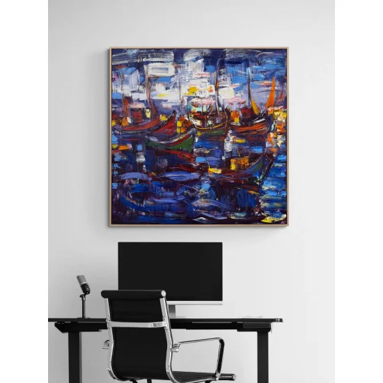 Evening Reflections Oil Painting