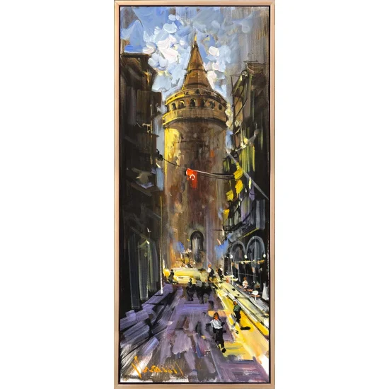The Road Leading to Galata Oil Painting