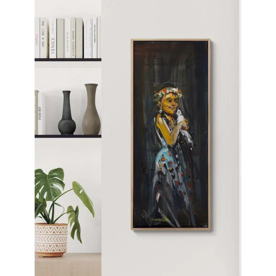 Silent Elegance Oil Painting