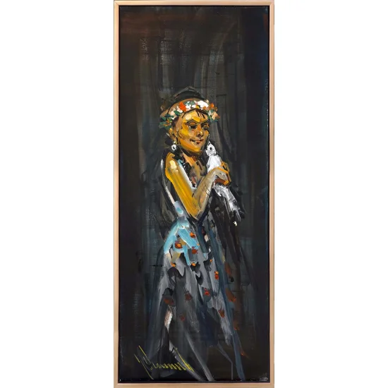 Silent Elegance Oil Painting