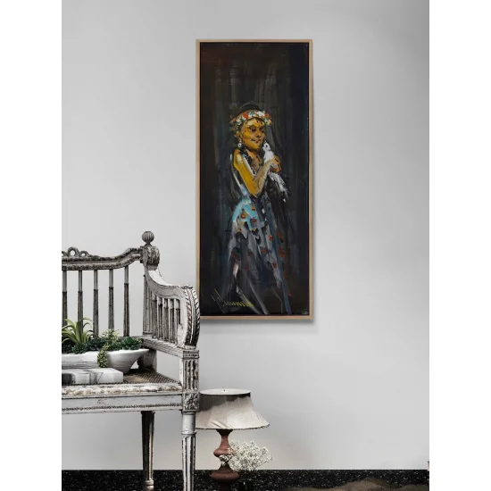 Silent Elegance Oil Painting