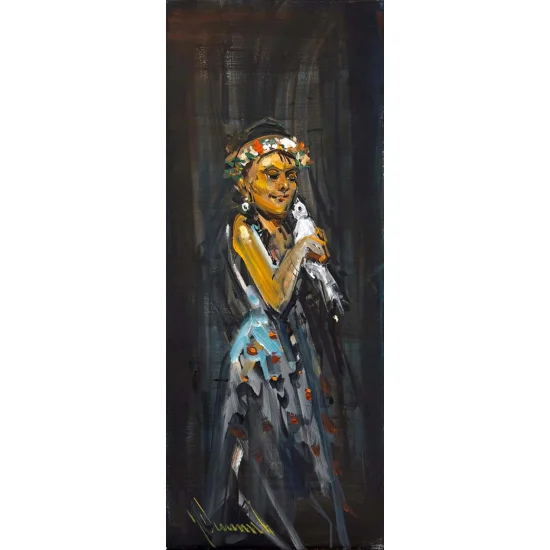 Silent Elegance Oil Painting