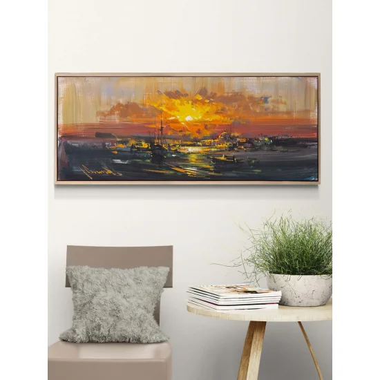 Light Falling on the Horizon Oil Painting