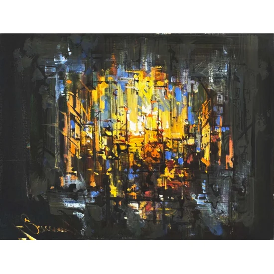 Breaking Point Oil Painting