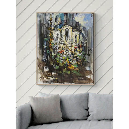 Beyond the Ivy Oil Painting