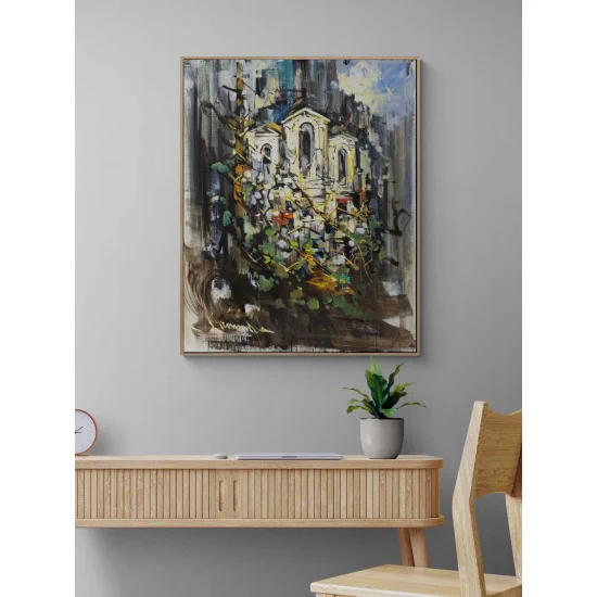 Beyond the Ivy Oil Painting