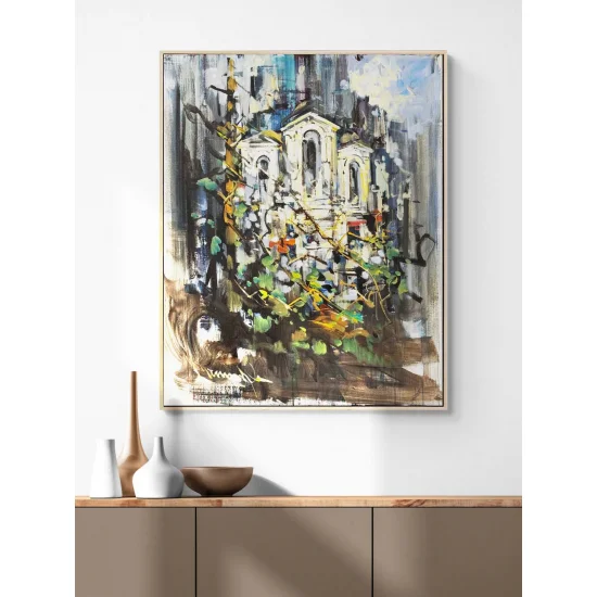 Beyond the Ivy Oil Painting