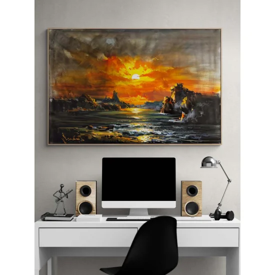 Silence Resting on the Horizon Oil Painting