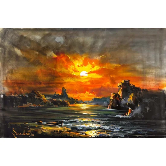 Silence Resting on the Horizon Oil Painting