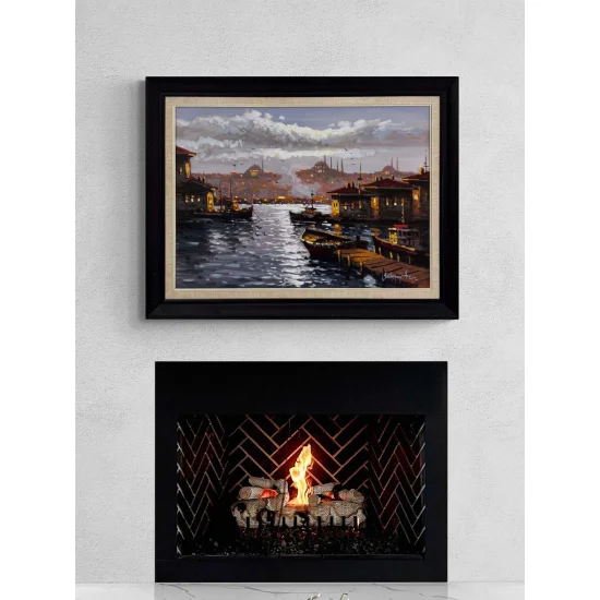 The Bosphorus Among Minarets Oil Painting