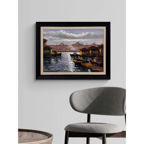 The Bosphorus Among Minarets Oil Painting