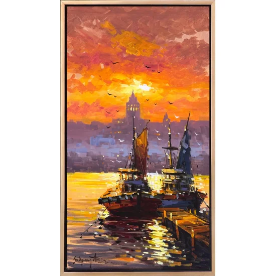 Sunset on the Golden Horn Oil Painting