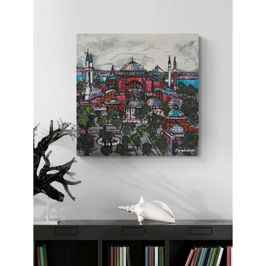 Ayasofya Hatırası Yağlı Boya Tablosu