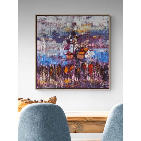 The Maiden’s Tower at the Edge of Time Oil Painting