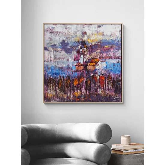 The Maiden’s Tower at the Edge of Time Oil Painting