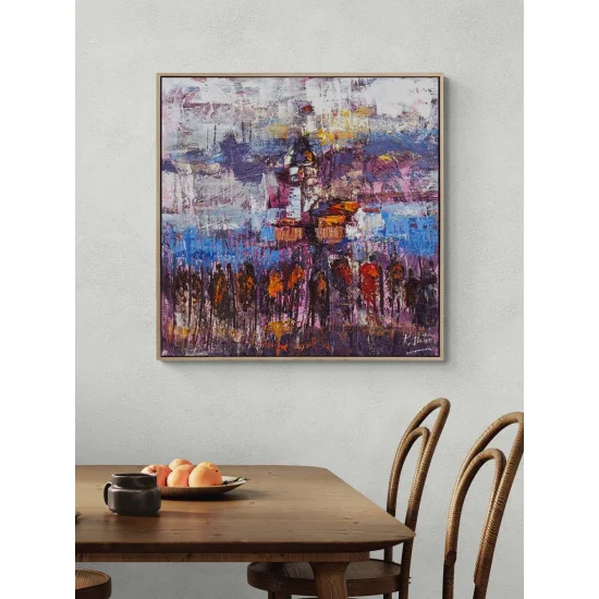 The Maiden’s Tower at the Edge of Time Oil Painting