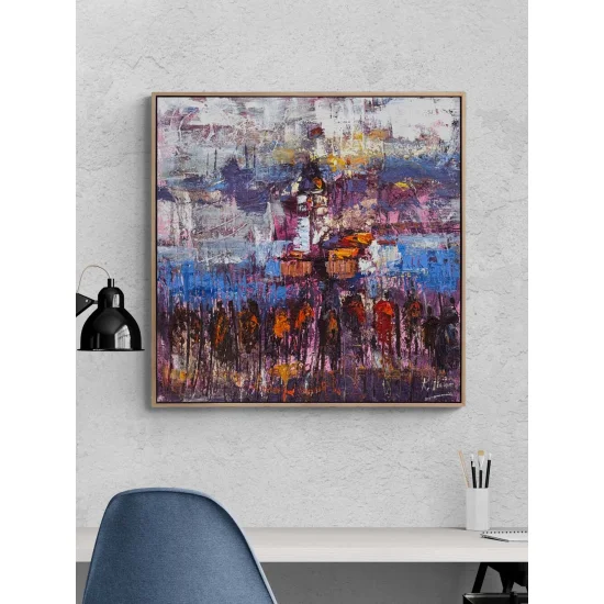 The Maiden’s Tower at the Edge of Time Oil Painting