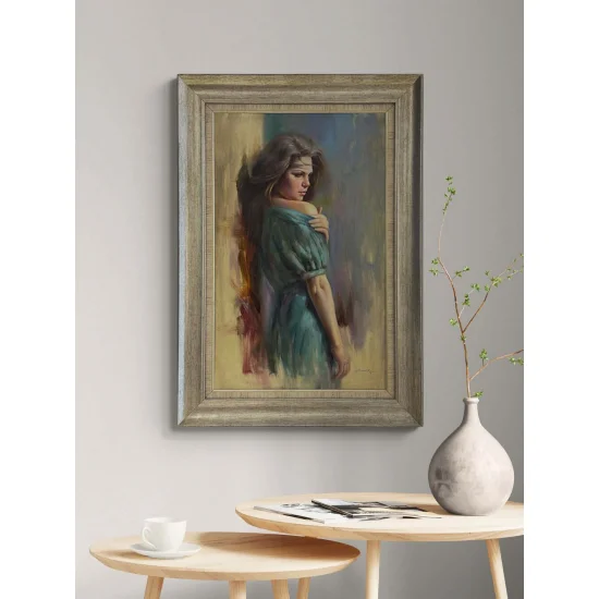 Time Falling on the Face Oil Painting