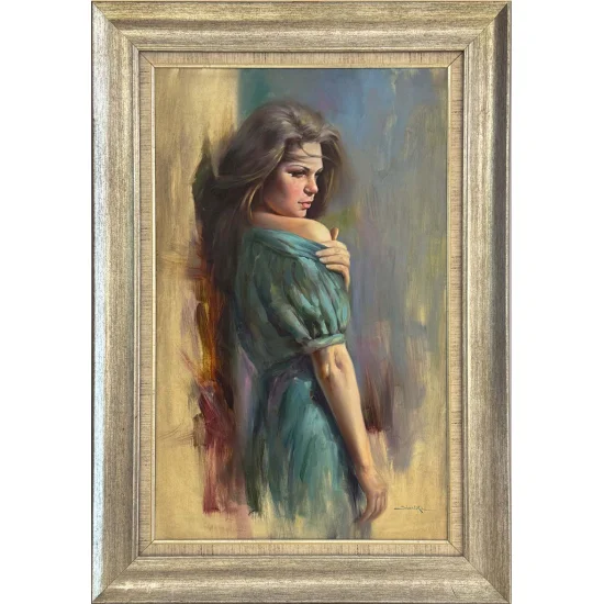 Time Falling on the Face Oil Painting