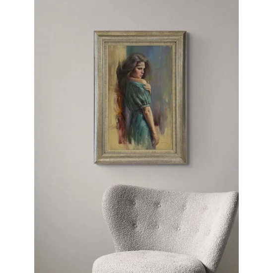 Time Falling on the Face Oil Painting