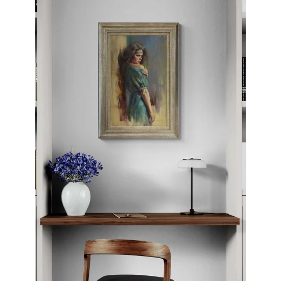 Time Falling on the Face Oil Painting