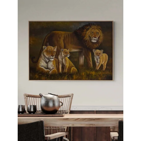 Aslanın Mirası Yağlı Boya Tablosu