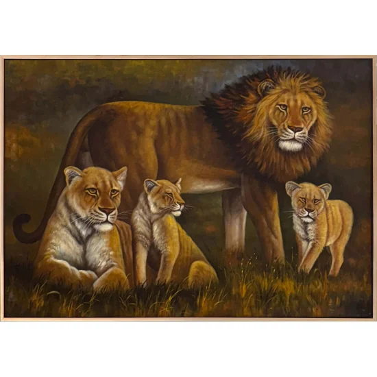 Aslanın Mirası Yağlı Boya Tablosu