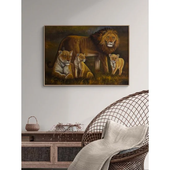 Aslanın Mirası Yağlı Boya Tablosu