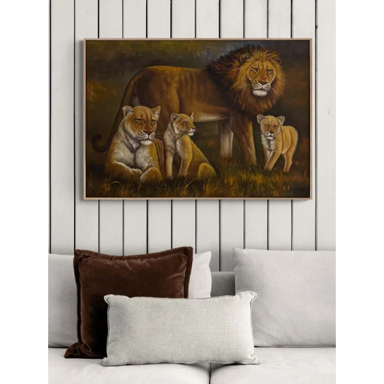 Aslanın Mirası Yağlı Boya Tablosu