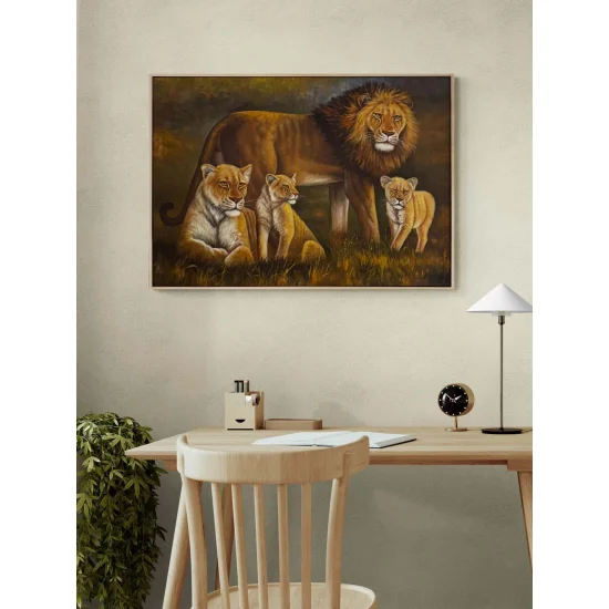 Aslanın Mirası Yağlı Boya Tablosu