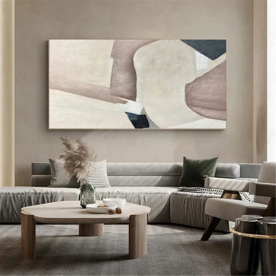 Traces of Earth Tones Custom Made to Order Abstract Oil Painting