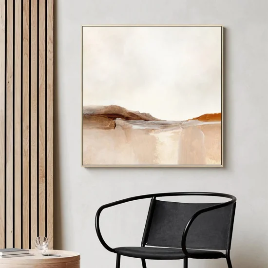 Coffee Tones Minimalist Custom Order Abstract Oil Painting