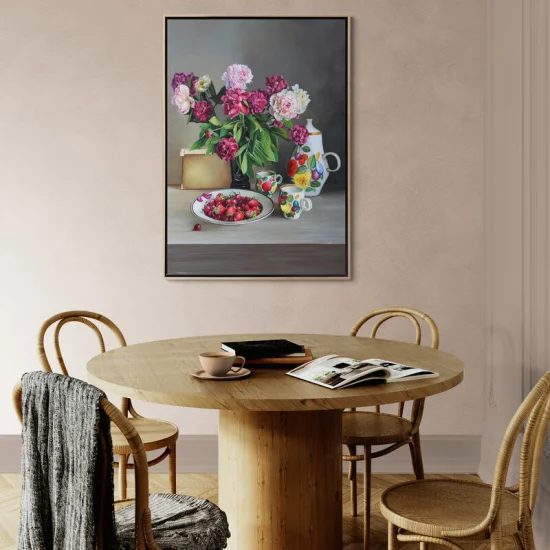 Clove Scented Tea Time Custom Order Oil Painting
