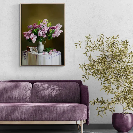 Harmony of Lilacs Custom Order Oil Painting