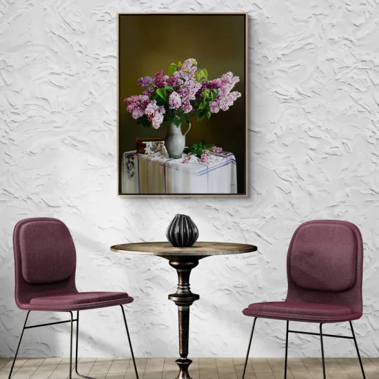 Harmony of Lilacs Custom Order Oil Painting