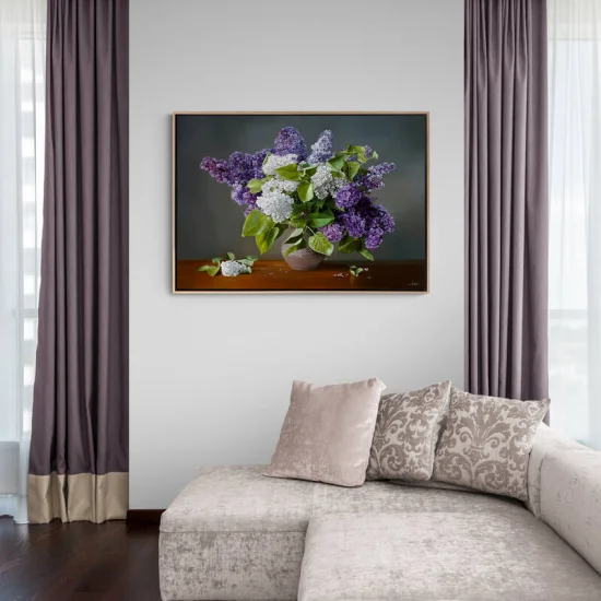 The Magic of Lilacs Custom Order Oil Painting