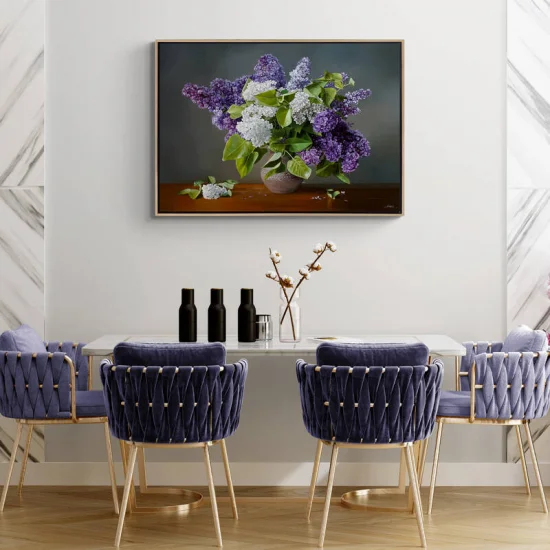 The Magic of Lilacs Custom Order Oil Painting