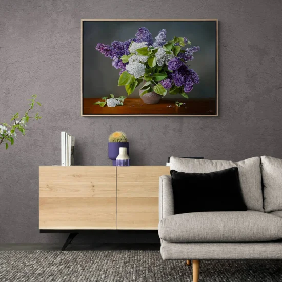 The Magic of Lilacs Custom Order Oil Painting