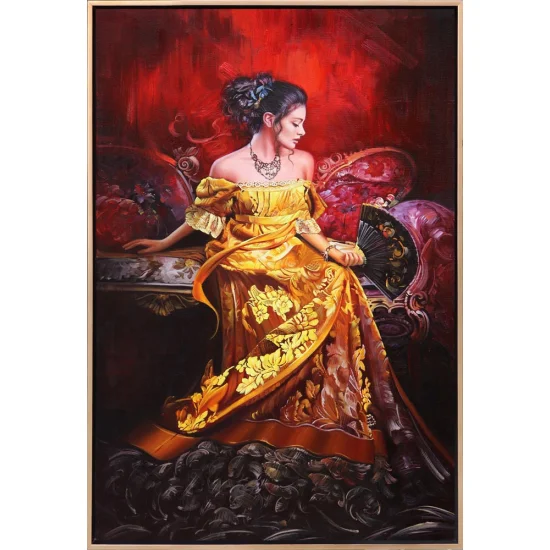 Zarif Detaylar Siparişe Özel Yağlı Boya Tablo