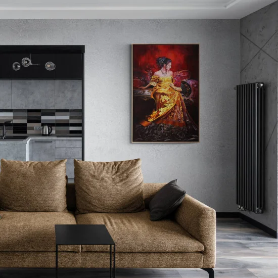 Zarif Detaylar Siparişe Özel Yağlı Boya Tablo