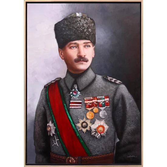 In the Footsteps of the Great Leader Custom Oil Painting