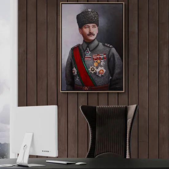 In the Footsteps of the Great Leader Custom Oil Painting