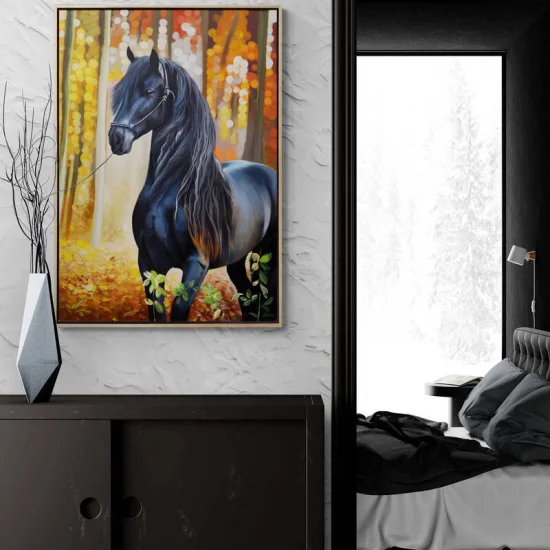 Siyah İnci Siparişe Özel Yağlı Boya Tablo