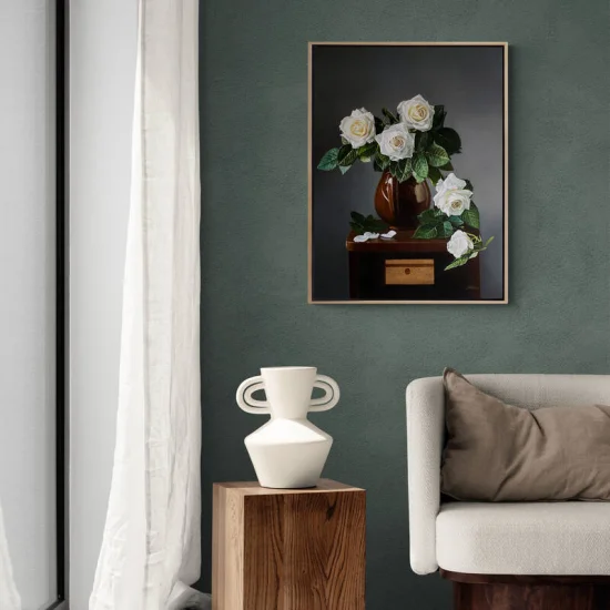 The Sparkle of Roses Made to Order Oil Painting