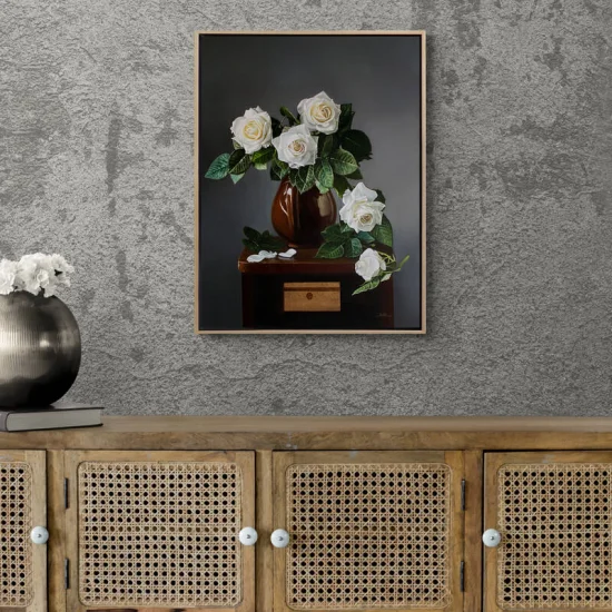 The Sparkle of Roses Made to Order Oil Painting