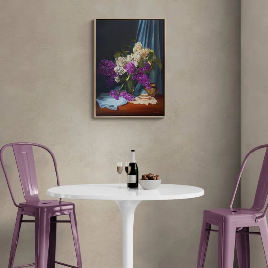 The Secret of Lilacs Custom Oil Painting